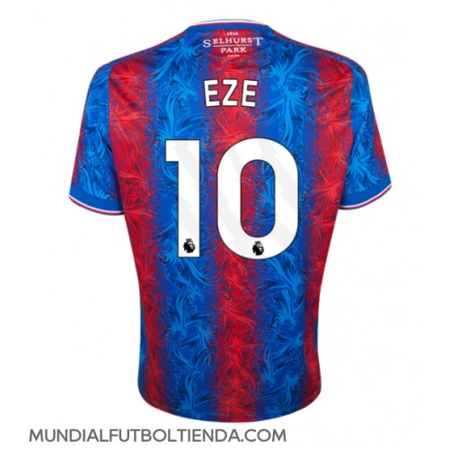 Camiseta Crystal Palace Eberechi Eze #10 Primera Equipación Replica 2024-25 mangas cortas